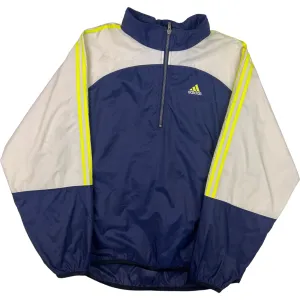 Adidas 90's Colourblock Track Jacket Navy Cream Yellow