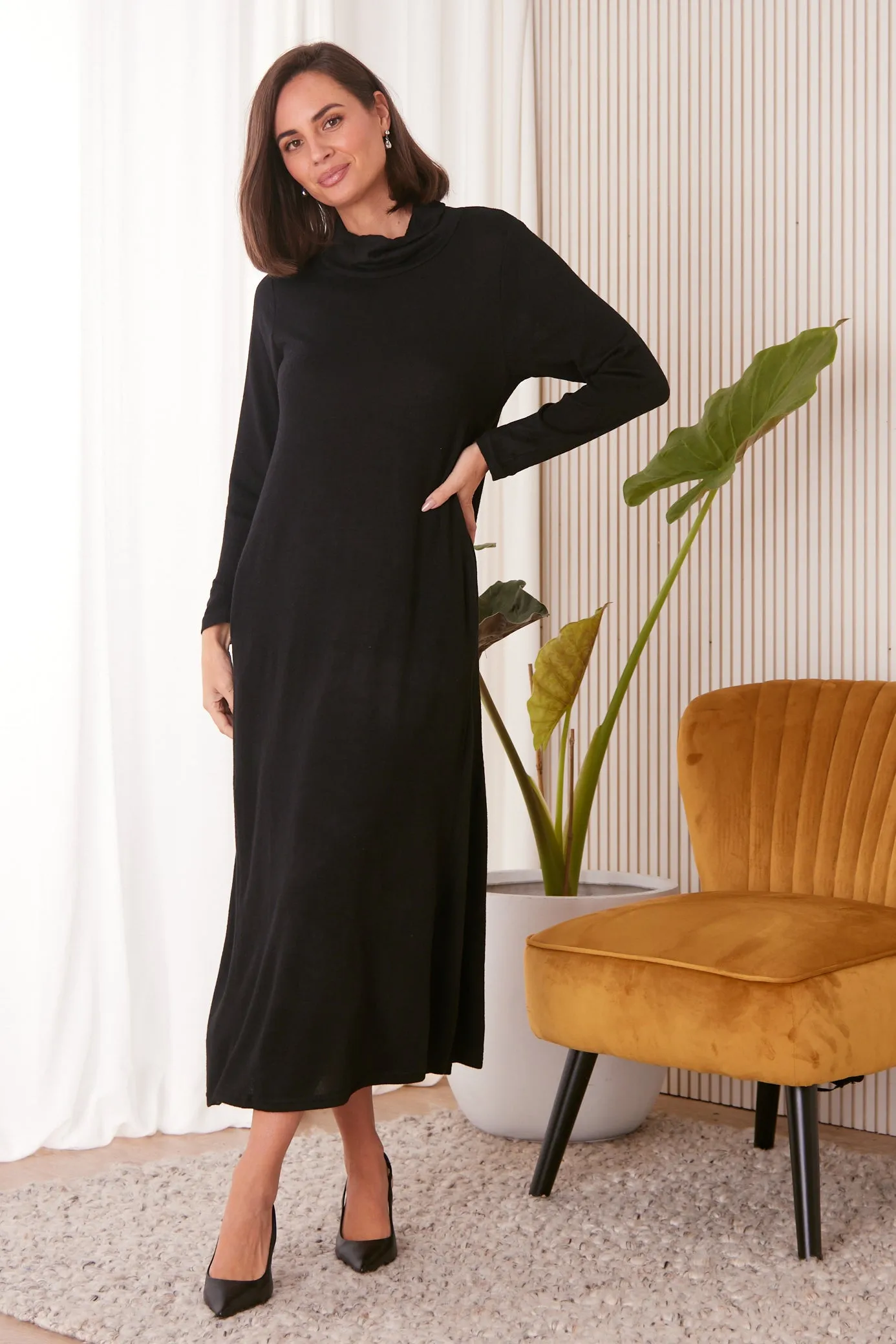 Astrid Maxi Dress - Black