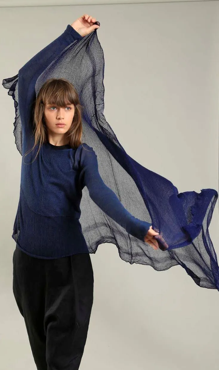 Big Air Bamboo & Soy Scarf - Navy Blue