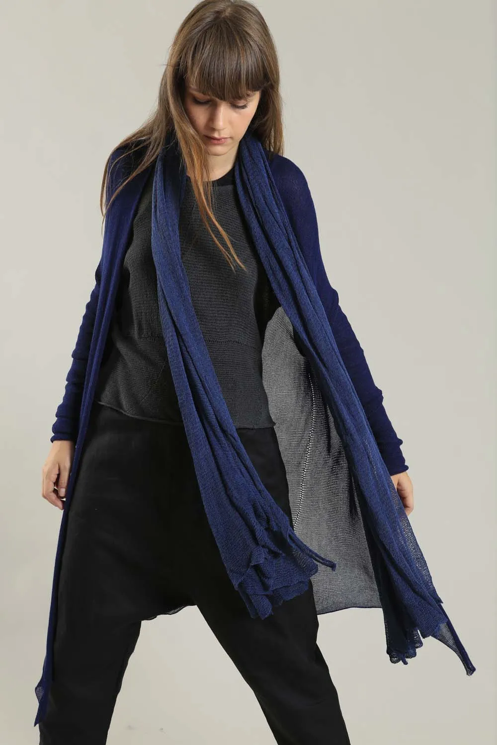 Big Air Bamboo & Soy Scarf - Navy Blue