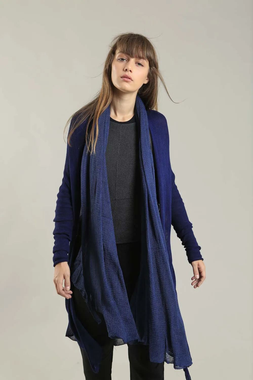 Big Air Bamboo & Soy Scarf - Navy Blue