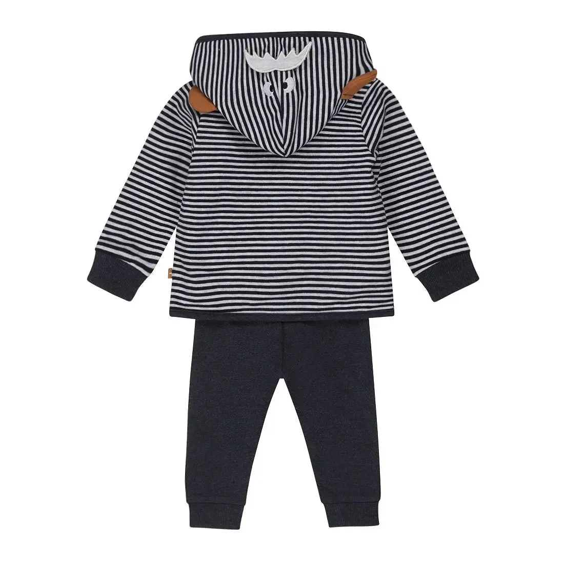 Boys Baby Brown Long Sleeve Jogger Cardigan Set | Dirkje