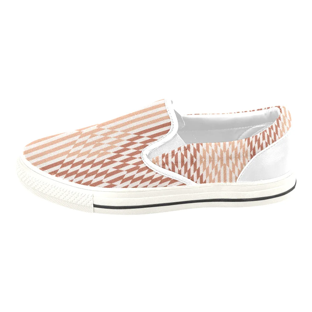 Buy Kids Checkers Print Canvas Slip-on Shoes at TFS