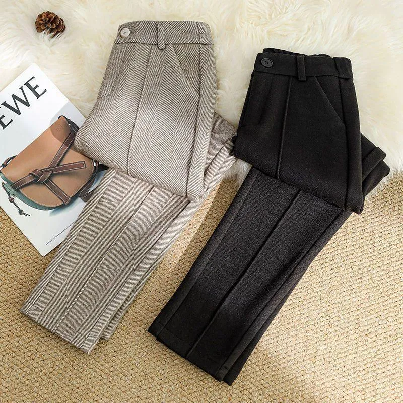 Cozy Chic Women's Velvet Harem Pants for Winter