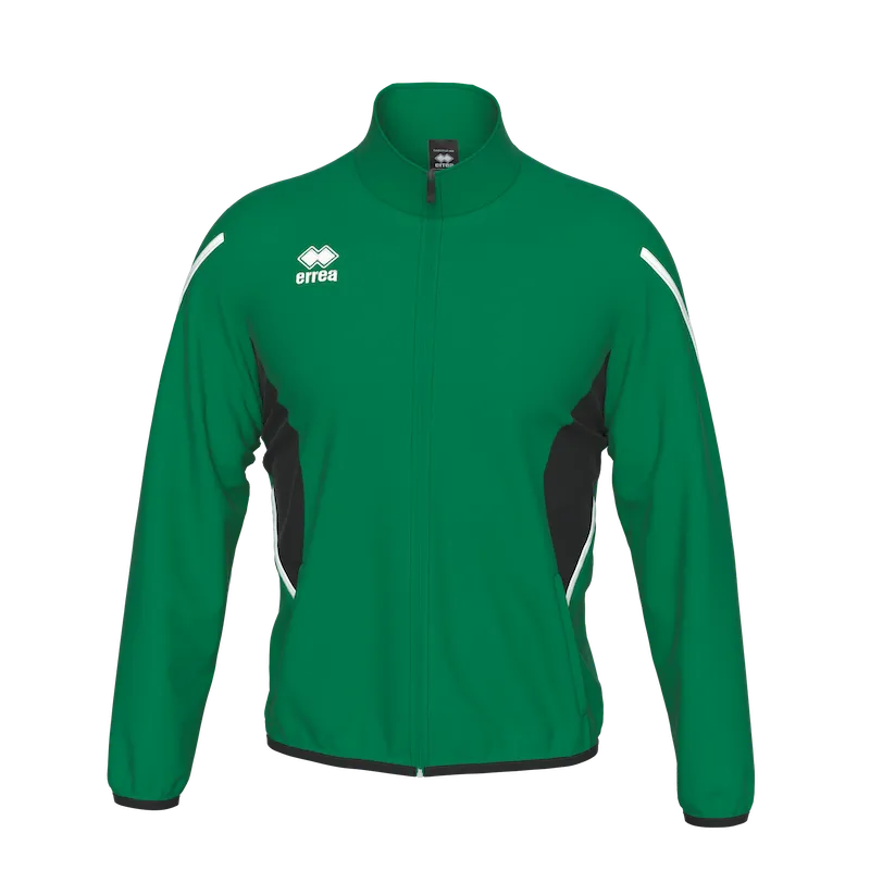 ERREA CHRISTOPHER FULL ZIP TRACK JACKET GREEN BLACK WHITE