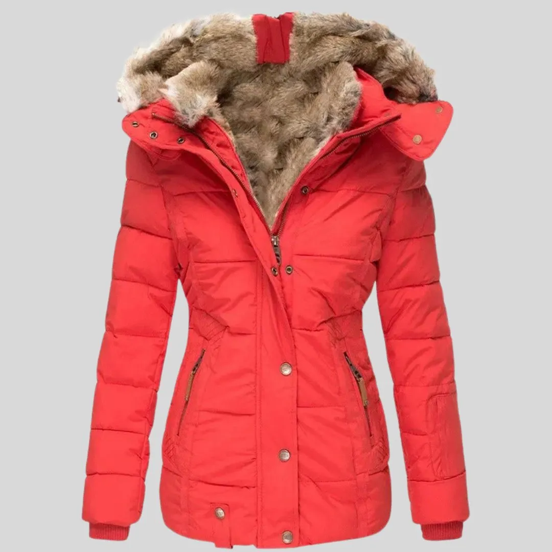 Fur-Lined Puffer Jacket