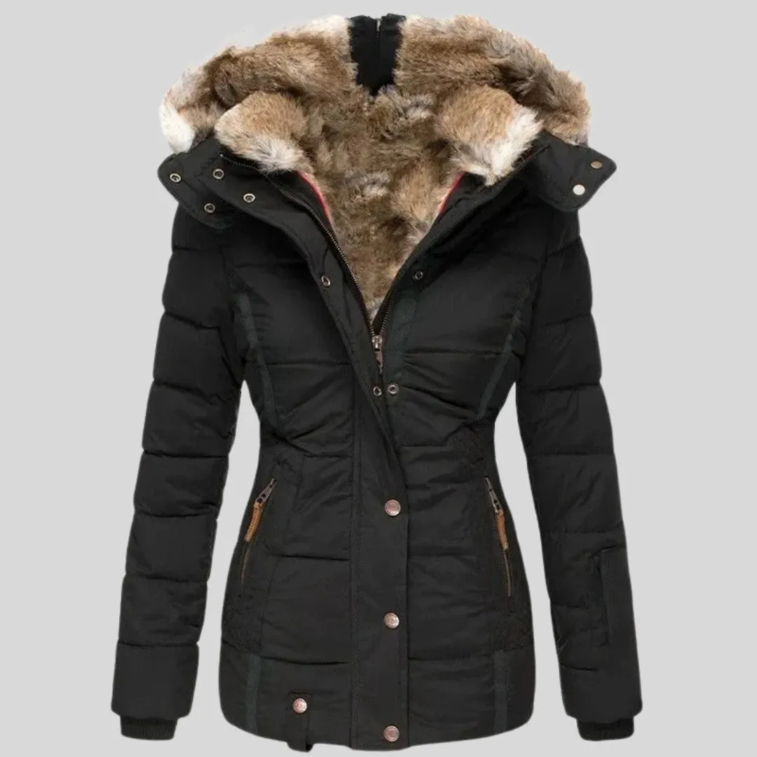 Fur-Lined Puffer Jacket