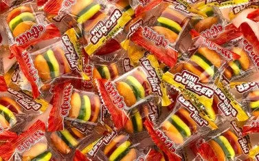 Gummi Mini Burgers Bulk