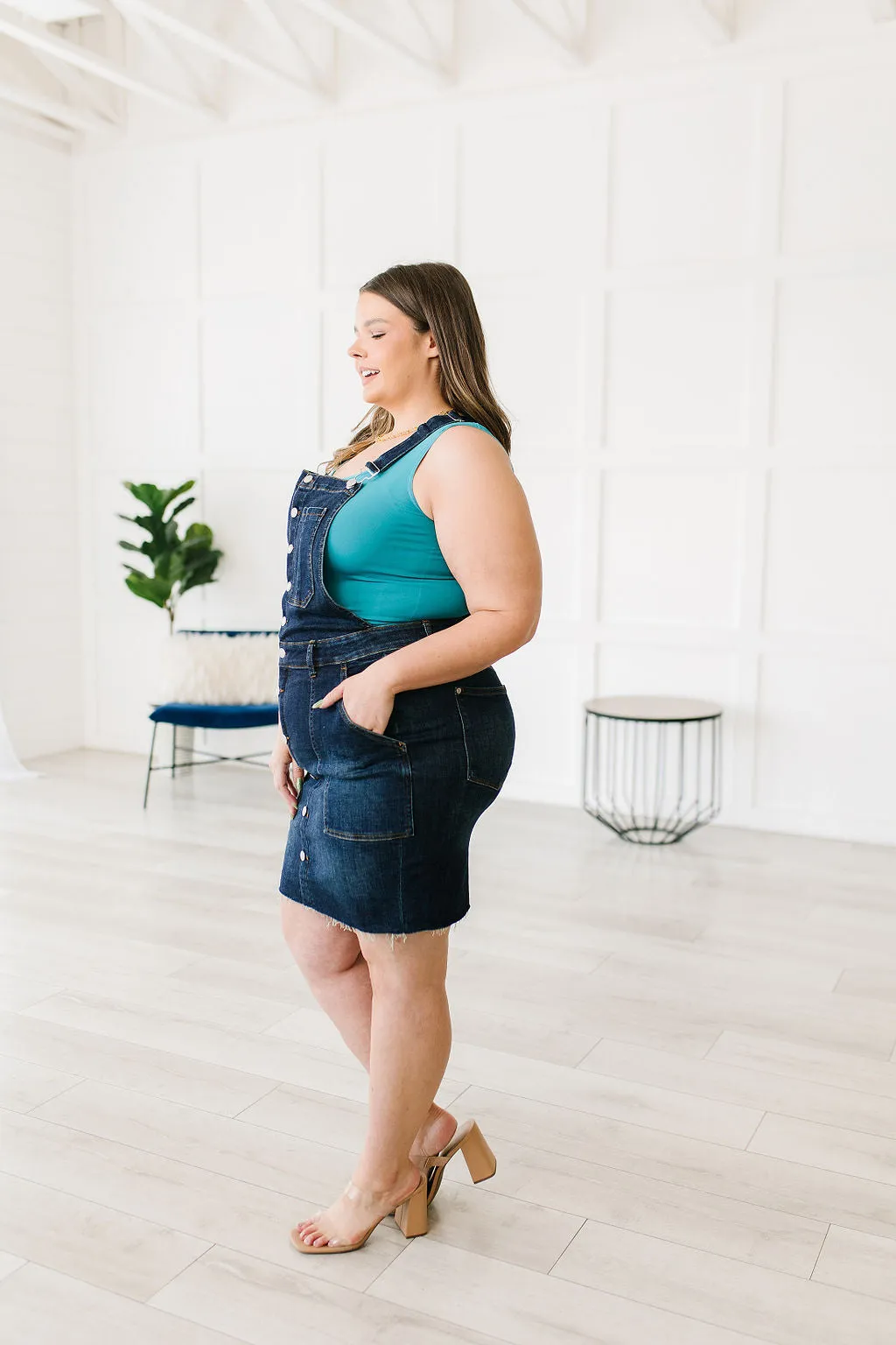 Judy Blue Nia Denim Overall Dress