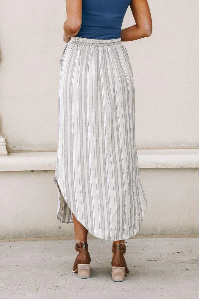 Kelsey Striped Maxi Skirt