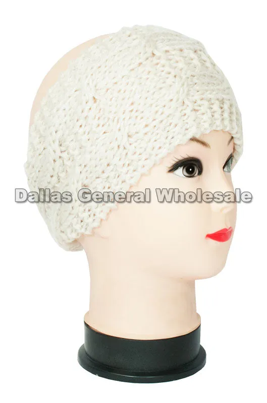 Ladies 2 Way Fashion Winter Headbands Wholesale