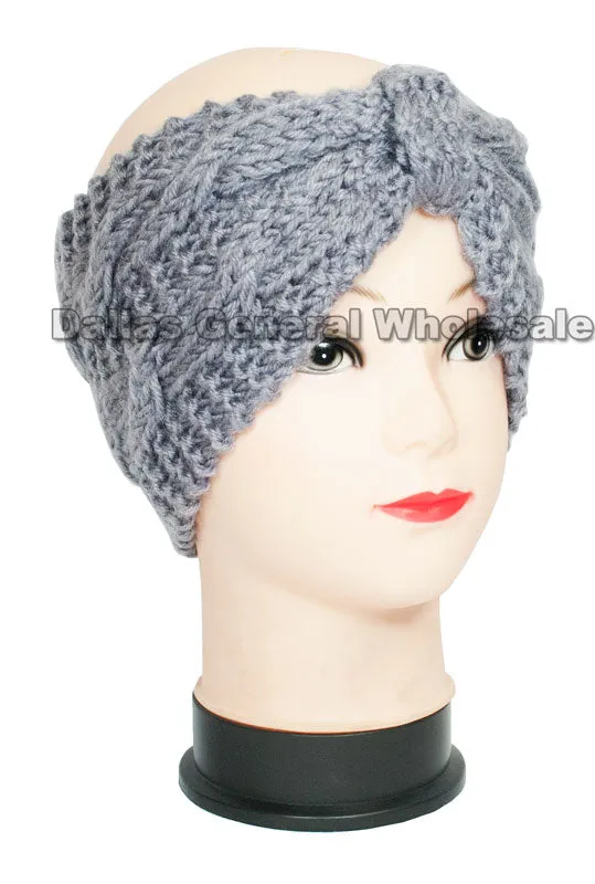 Ladies 2 Way Fashion Winter Headbands Wholesale