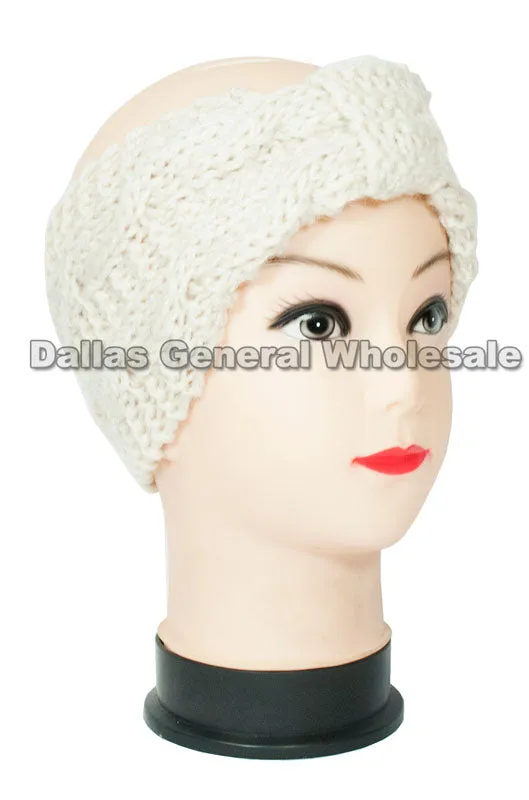 Ladies 2 Way Fashion Winter Headbands Wholesale