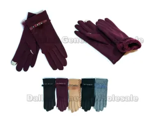 Ladies Fashion Thermal Gloves Wholesale