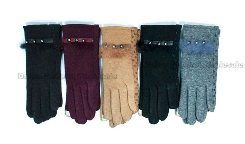 Ladies Fashion Thermal Gloves Wholesale