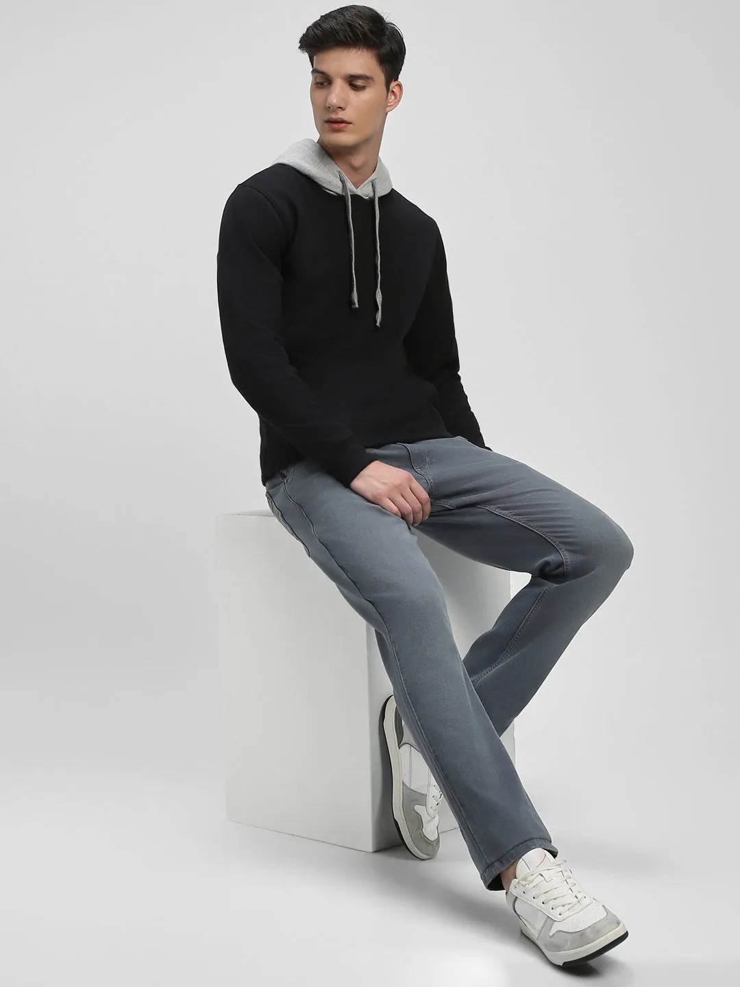 Men's Colorblock Hooded Sweatshirt