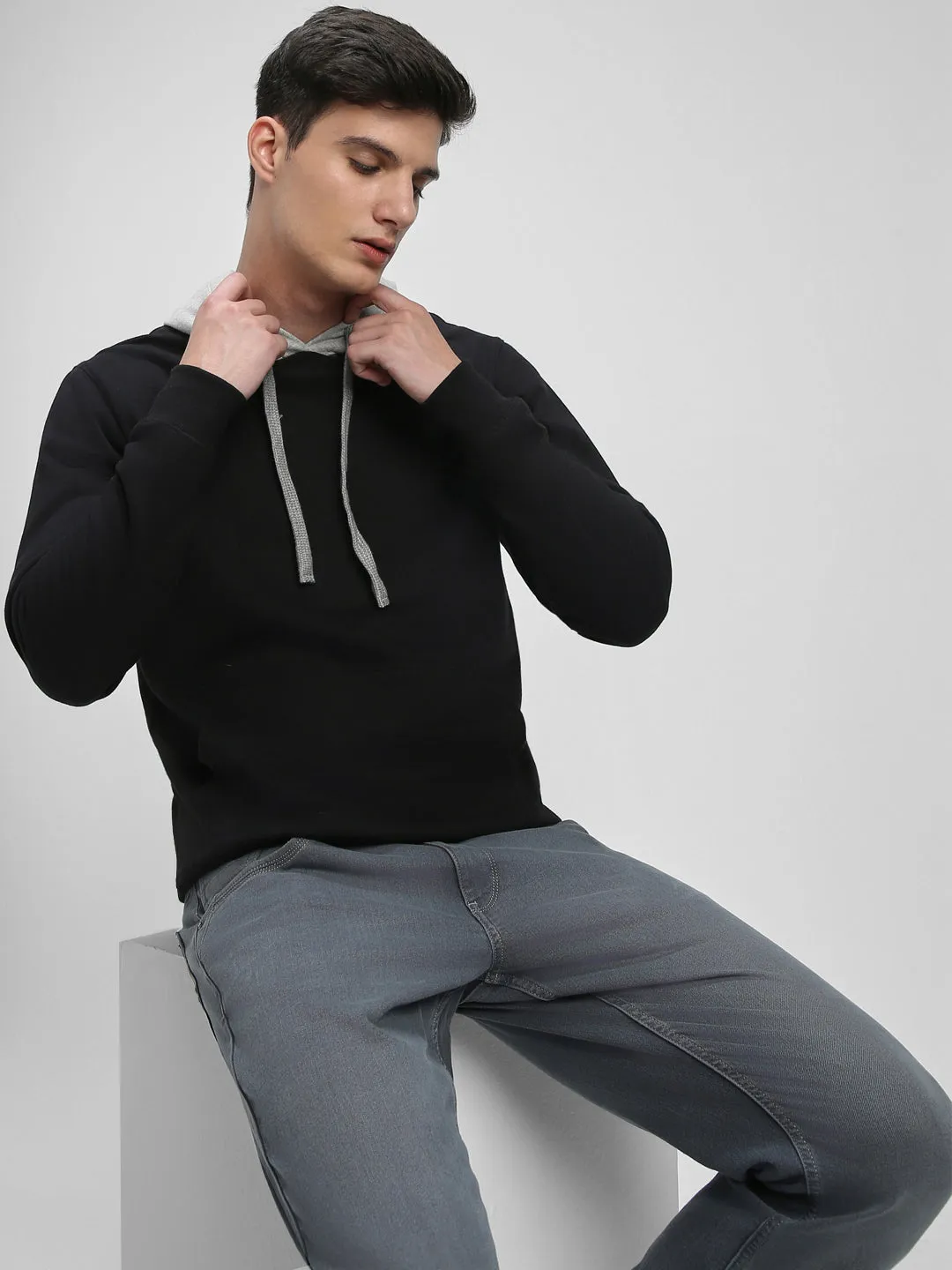 Men's Colorblock Hooded Sweatshirt