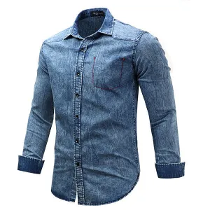 Mens Denim Designer Shirts