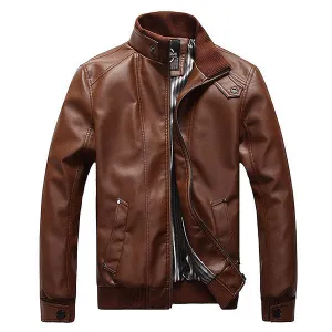 Motorcycle PU Leather Fashion Jacket