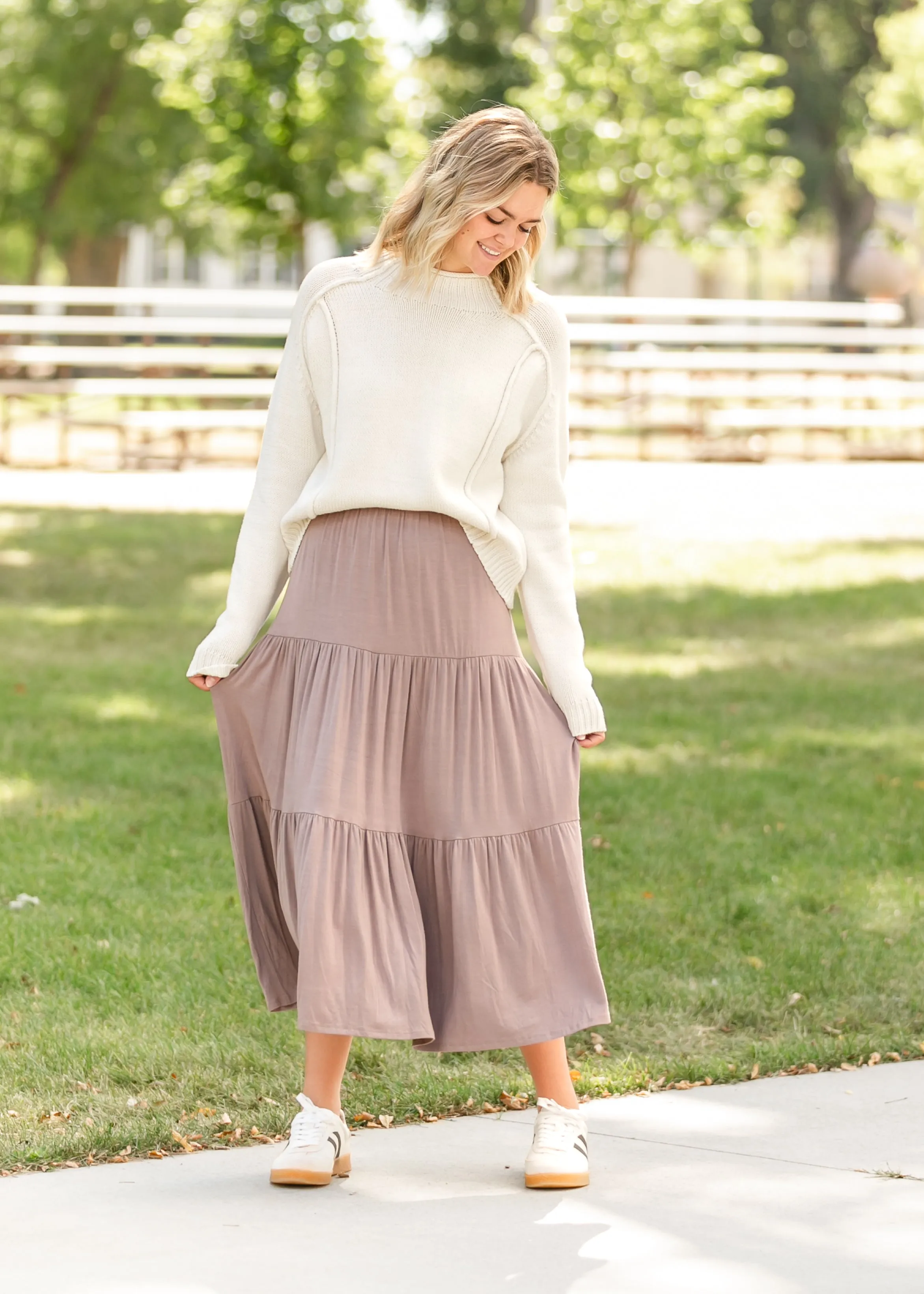 Nellie Tiered Maxi Skirt