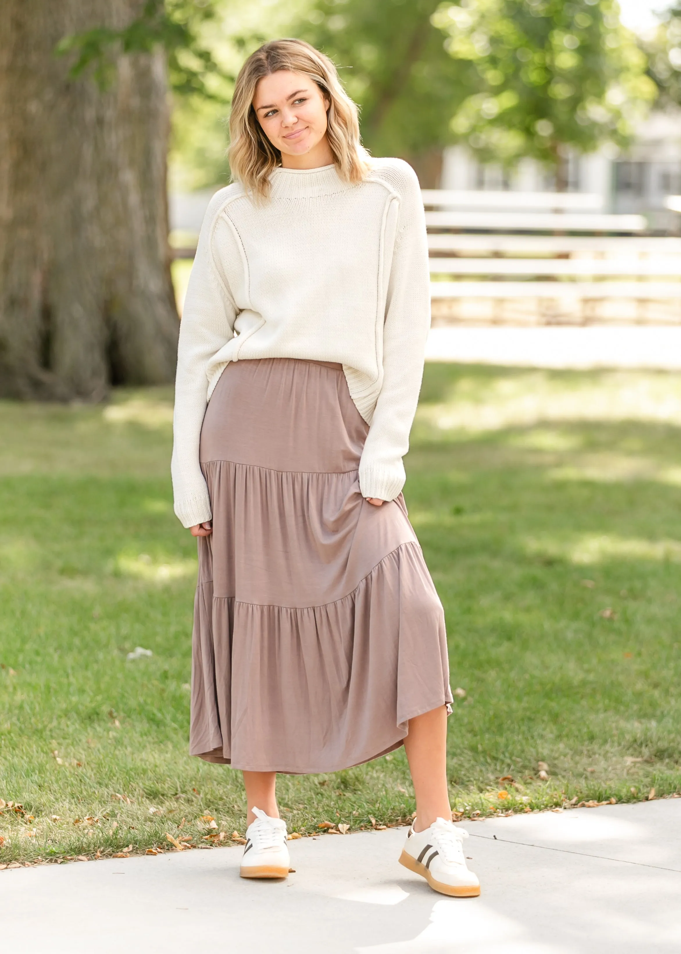 Nellie Tiered Maxi Skirt