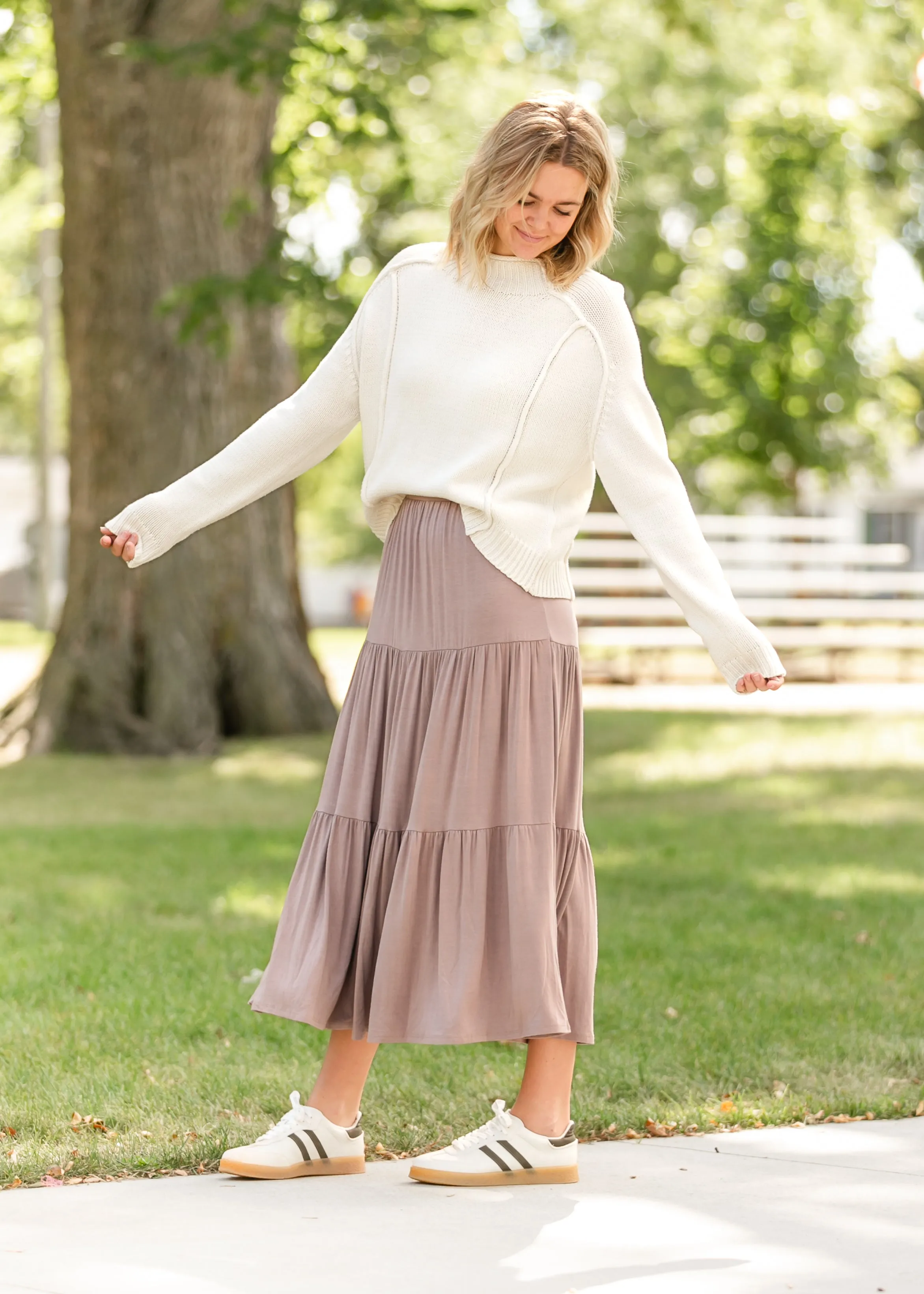 Nellie Tiered Maxi Skirt