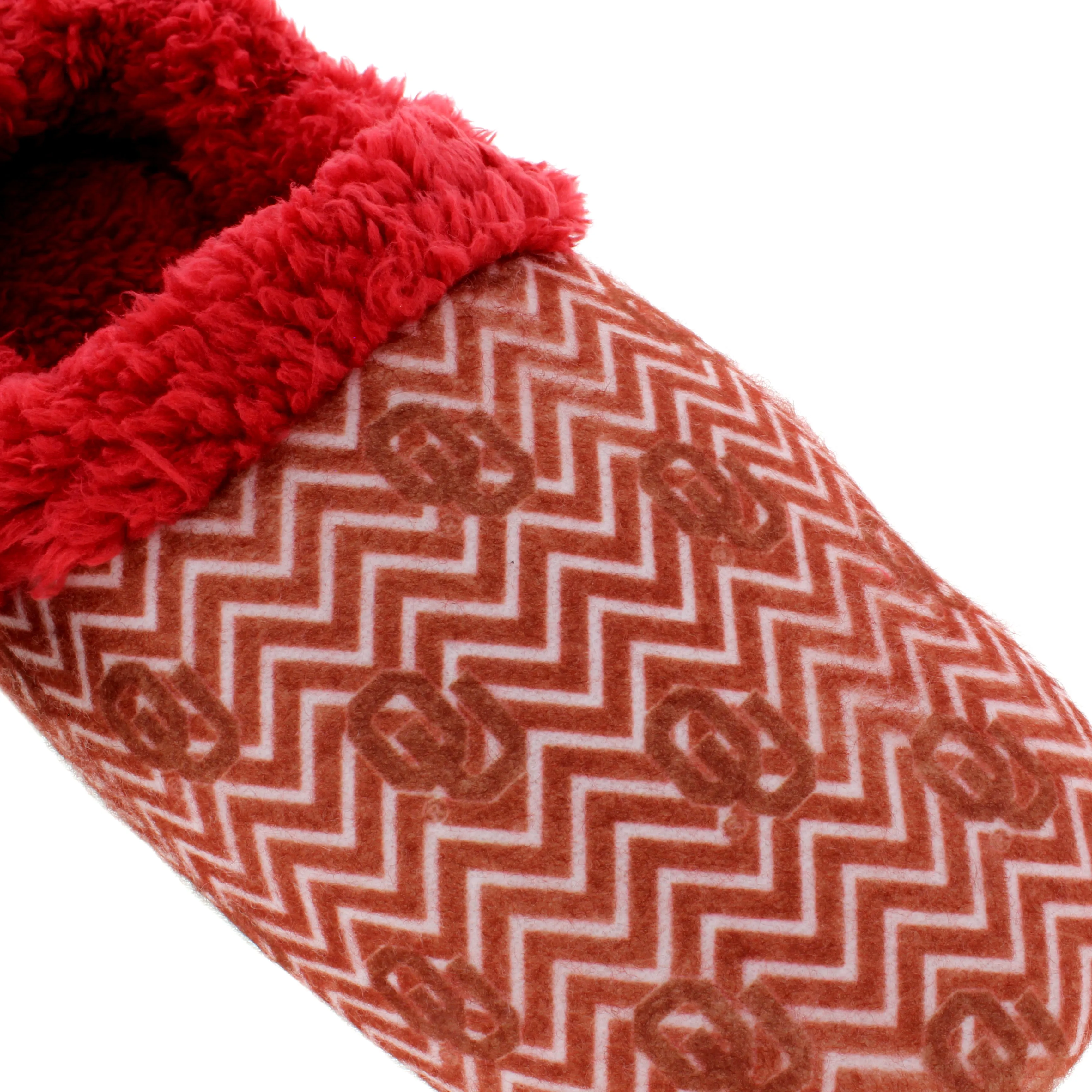 Oklahoma Sooners Chevron Slip On Slippers