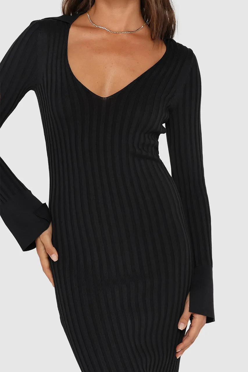 Parker Knit Dress | Black