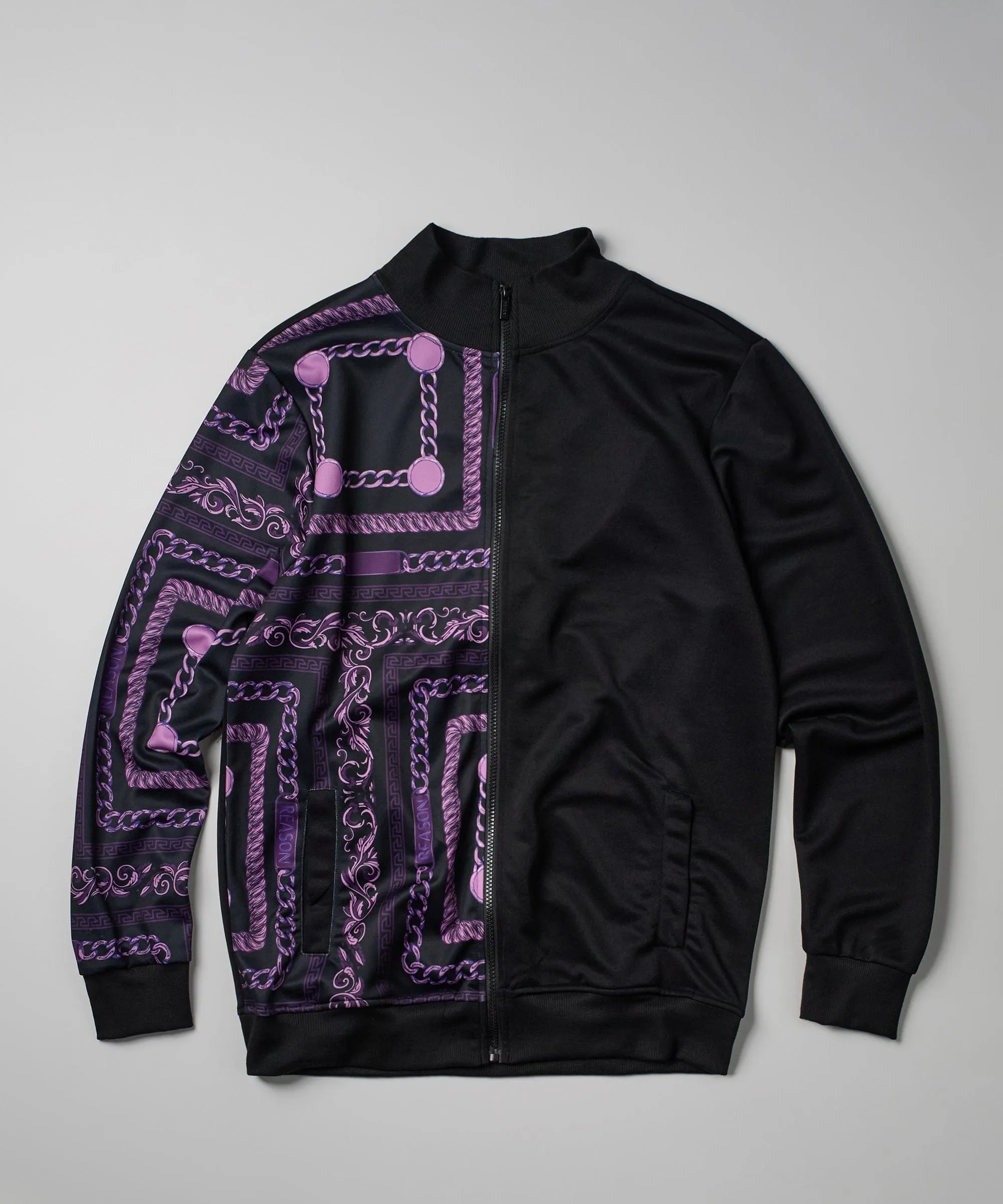 Purple Chain Link Track Jacket