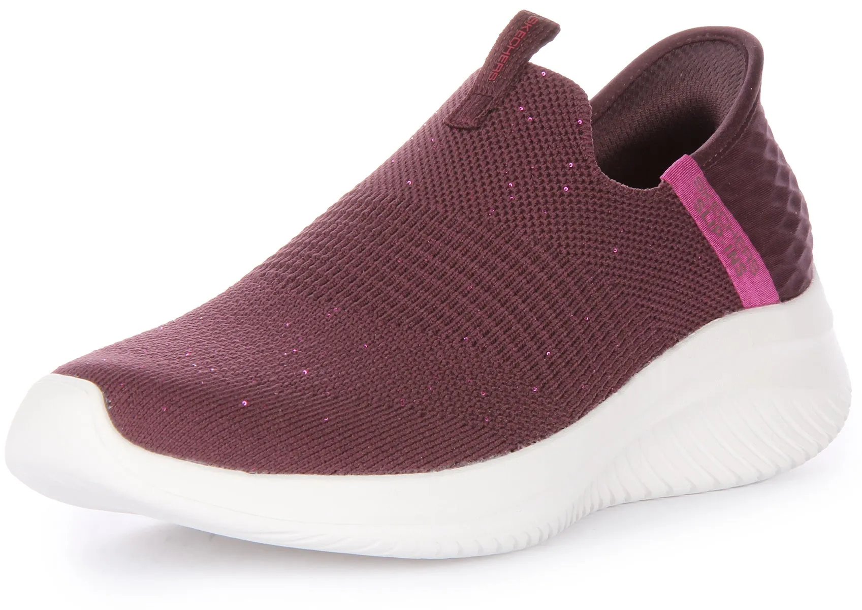 Skechers Ultra Flex 3.0 In Wine For Women