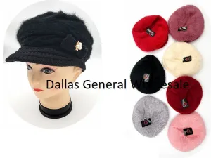 Trendy Winter Visor Beanies Caps Wholesale