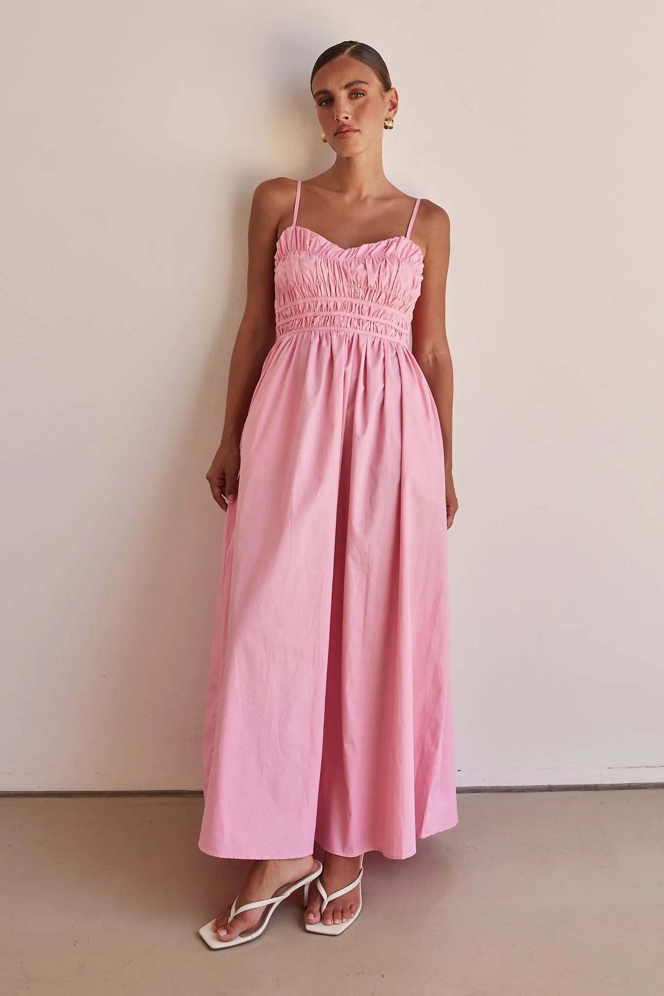 Zeno Maxi Dress (Pink)